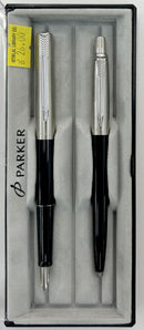 Parker Jotter Original Classic CT Ballpoint + Fountain Pen Set - Black