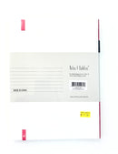 Notes & Dabbles Flynn Lined Notebook Journal White Hard Cover A4 - Pink