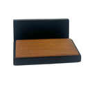 Bestar Two-Tone Desk Solid Wood Business Card Holder - Light Cherry & Black
