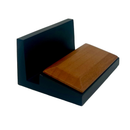 Bestar Two-Tone Desk Solid Wood Business Card Holder - Light Cherry & Black