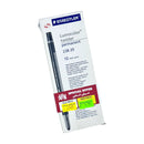 Staedtler Lumocolor Twister Permanent China Marker Black - Box of 12