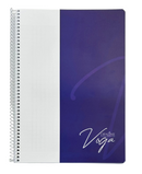 Bassile French School Grid Spiral Notebook 96 Sheets PVC Cover - A4