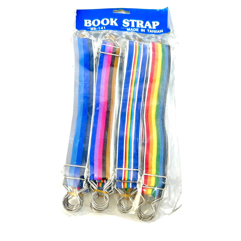 Vintage Multi-Coloured Book Straps - Pack of 24