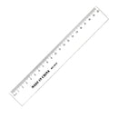 GEOMETRIC Tools Transparent Plastic Ruler 20cm