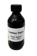 ILC Water-Based Leather Paint Black 50ml