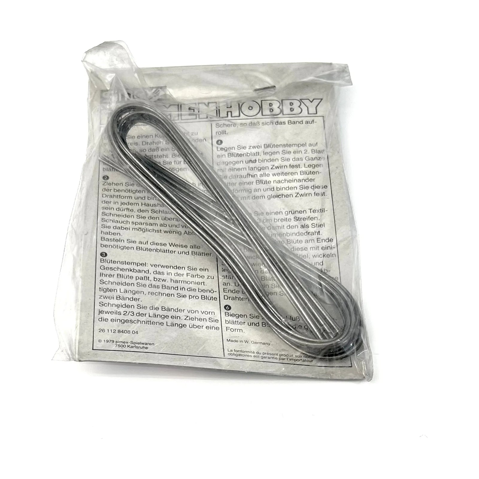 Simex Blumen Hobby Metal Craft Wires 1mmx40cm - Pack of 12 Simex Blumen Hobby Metal Craft Wires 1mmx40cm - Pack of 12