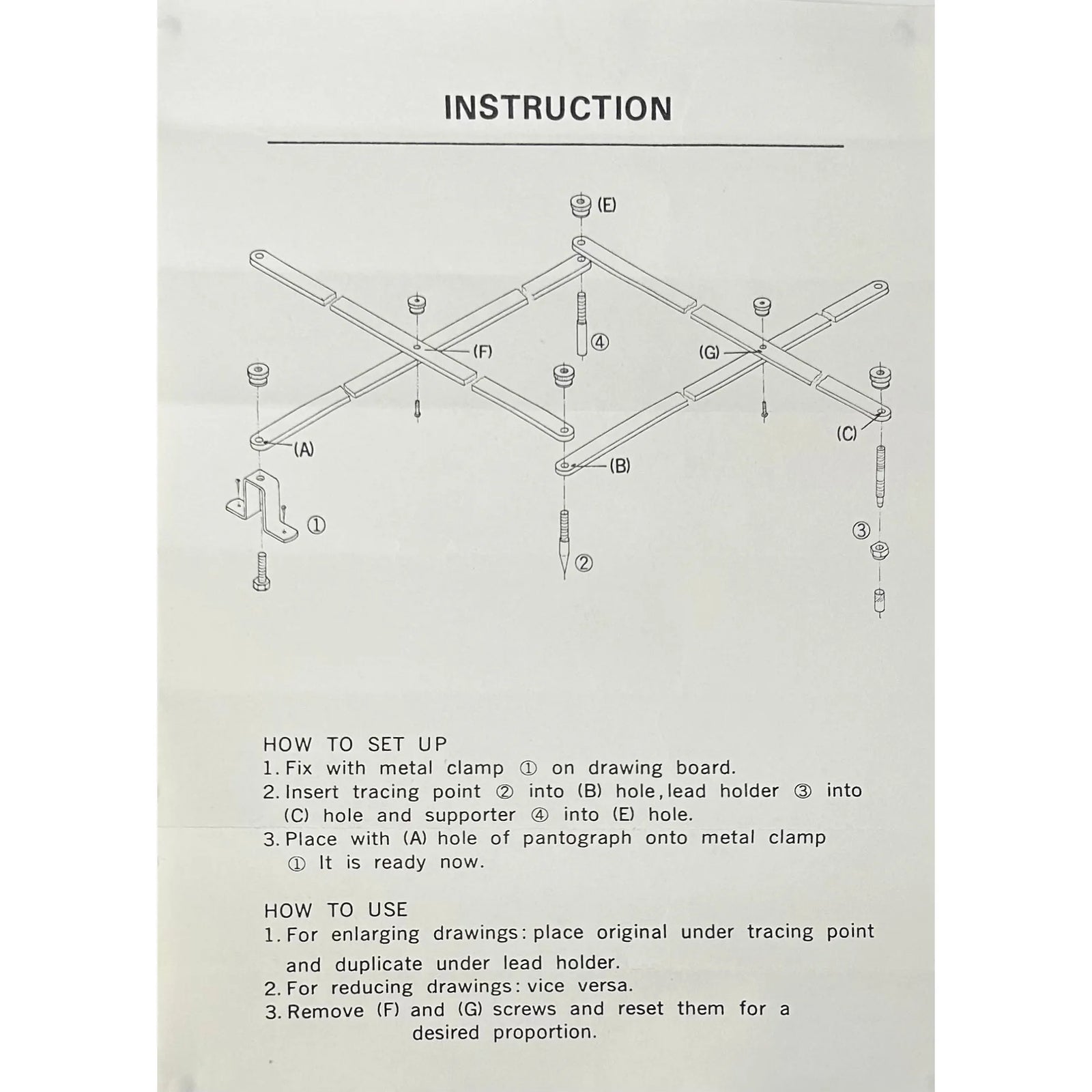Vintage Taiwan Artists Pantograph Machine Copy Reducer Enlarger Drawing Tool Vintage Taiwan Artists Pantograph Machine Copy Reducer Enlarger Drawing Tool