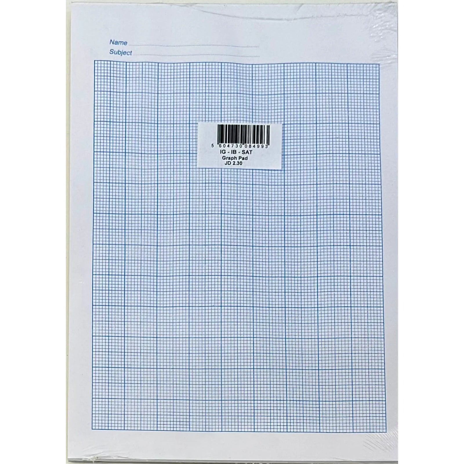 ILC Graph Pad Blue 2mm Grid 50 Sheets A4 ILC Graph Pad Blue 2mm Grid 50 Sheets A4