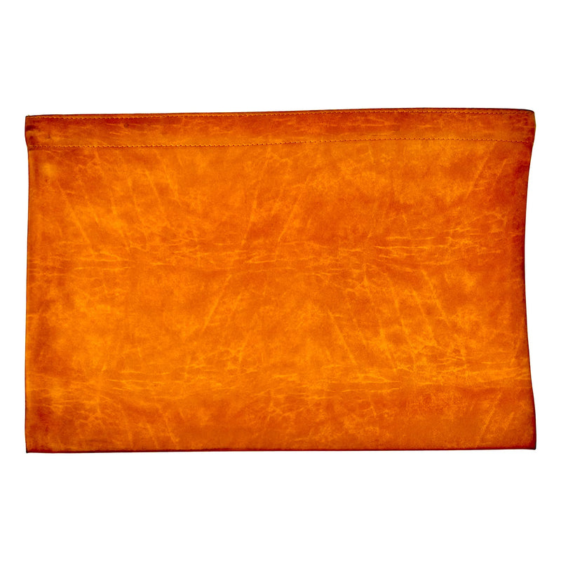 ILC Leather Pouch 41x29cm with Metal Clasp