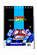ILC Special Offer Spiral Notebook 70 Sheets College Ruled Assorted Covers - Pack of 3
