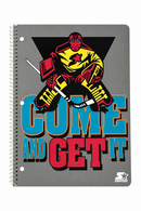 NBA Starter Spiral 1 Subject 50 Sheets Wide Ruled Notebook - Pack of 1