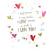 UK Greetings Anniversary Greeting Card 18x16 cm with Envelope