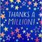 UK Greetings Thank you Greeting Card 16x16 cm with Envelope