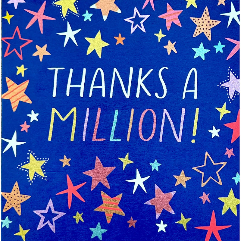 UK Greetings Thank you Greeting Card 16x16 cm with Envelope