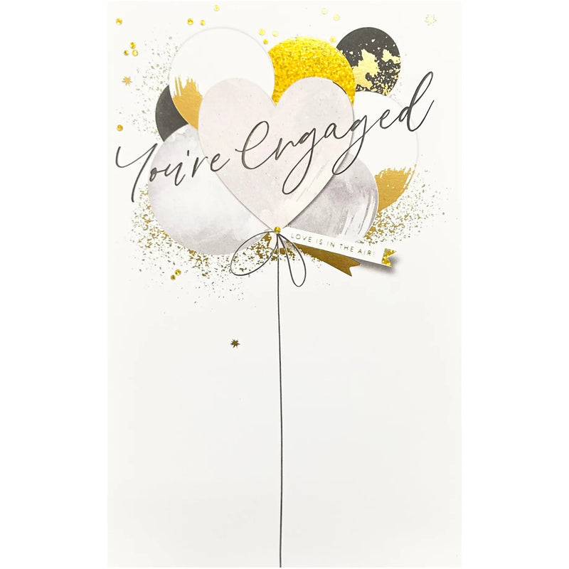 UK Greetings Engagement Greeting Card 18x12 cm with Envelope