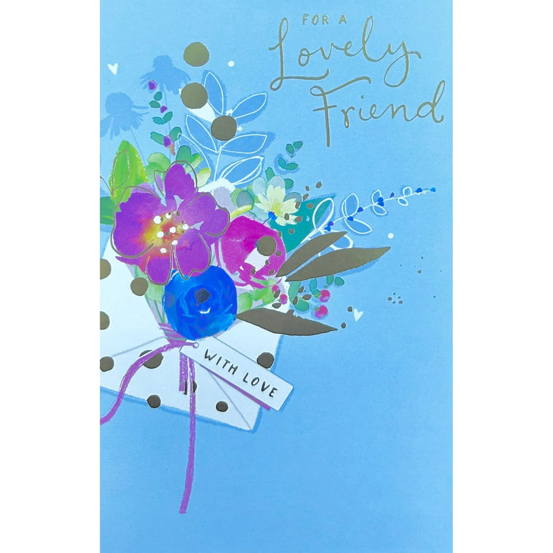 UK Greetings Friend Birthday Greeting Card 21x14 cm with Envelope