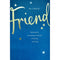 UK Greetings Friend Birthday Greeting Card 21x14 cm with Envelope