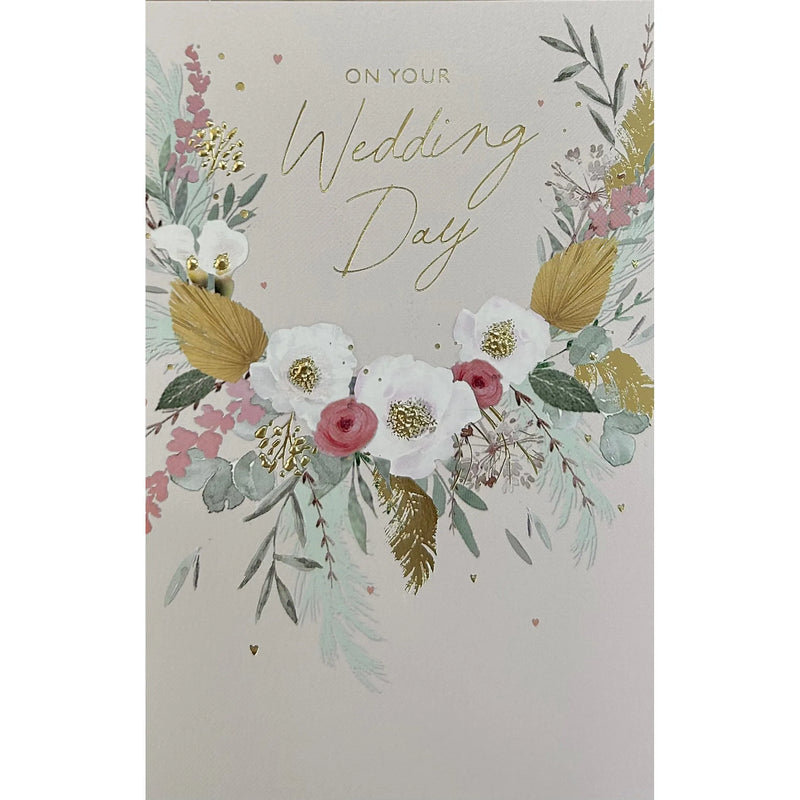 UK Greetings Wedding Greeting Card 21x14 cm with Envelope