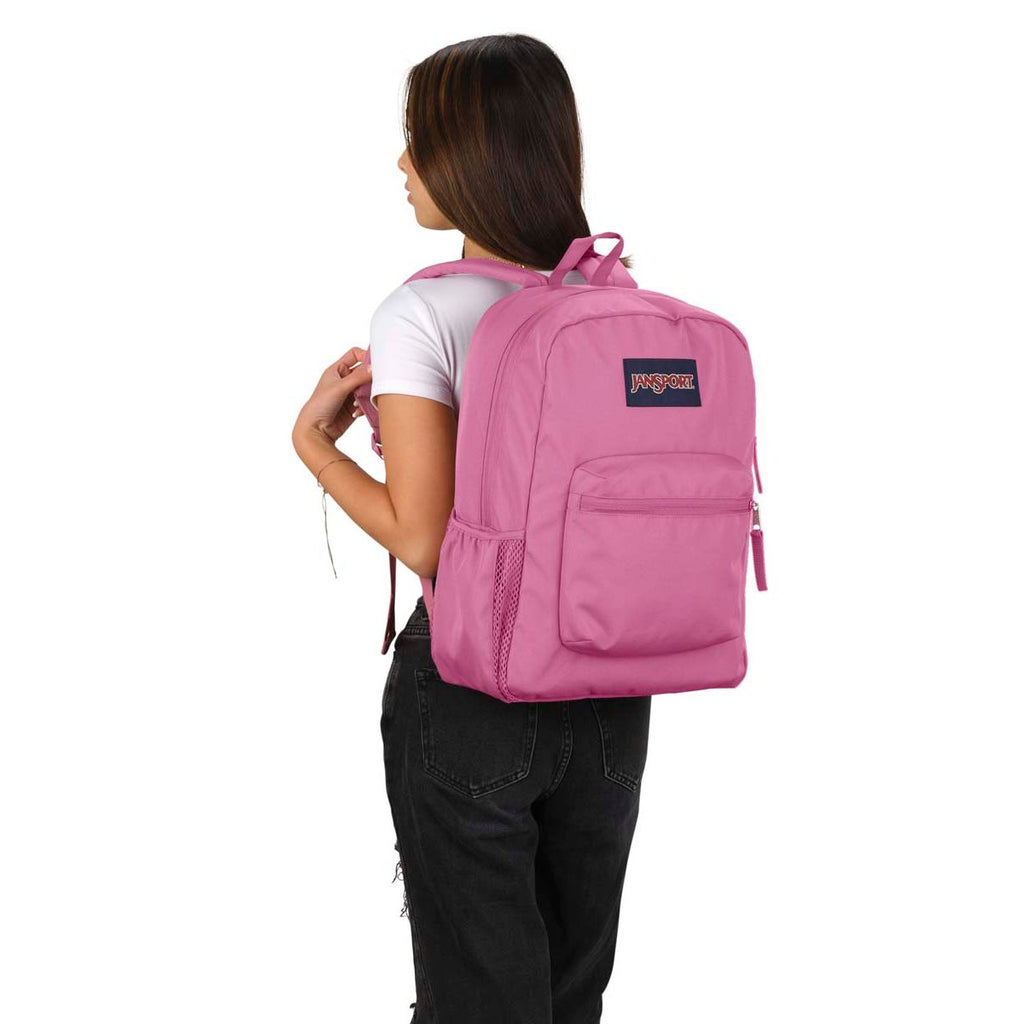 JanSport Backpack Cross Town Mauve Haze 26L – Istiklal Library