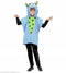 NEW W WIDMANN MILANO Party Fashion Kids Costume Space Monster Hooded Vest
