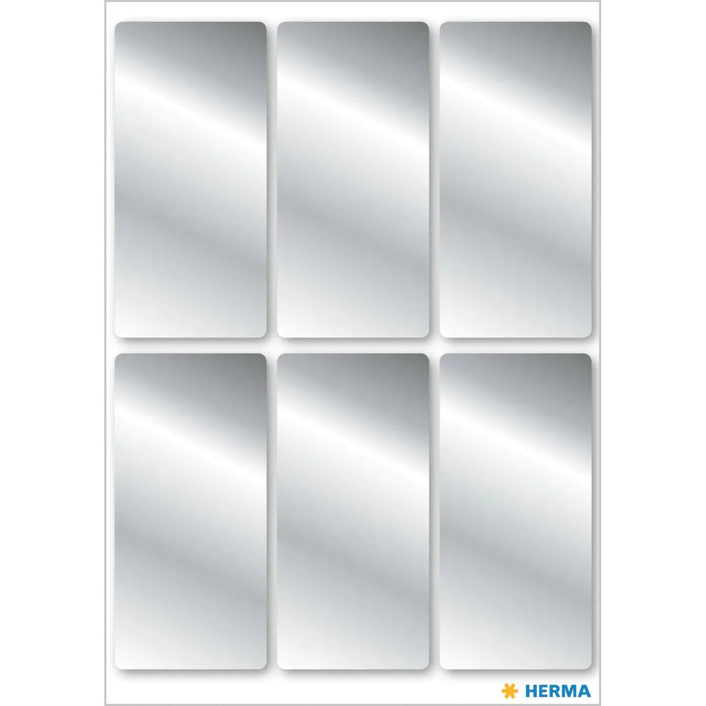 Rectangle Silver Labels Herma Silver Rectangular Labels – Istiklal Library