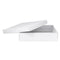ILC Shirt Box Cardboard Laminated White with Lid