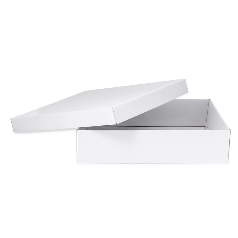 ILC Shirt Box Cardboard Laminated White with Lid