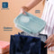 Micron Ware SUPER LOCK Lunch Box Tupperware with Dipping Sauce Cup & Lid 224x165x70mm