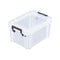 NEW Whitefurze 0.5L Allstore Transparent Storage Box with Lid 13 x 9 x 7 cm