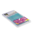 NEW Mont Marte Discovery Hog Bristles Flat Paint Brushes Sizes 1-12