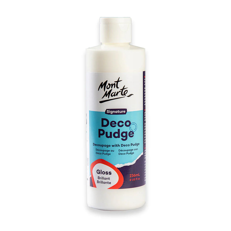 Mont Marte Deco Pudge Signature Craft Varnish 236ml (8 US fl.oz) - Gloss