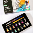 NEW Mont Marte Drawing Ink Set Signature 12pc x 7ml (0.24 US fl.oz)