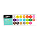 NEW Mont Marte Fabric Paint Signature 20pc x 20ml (0.7 US fl.oz) Set