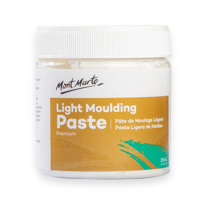 Mont Marte Acrylic Light Moulding Paste Premium 250ml (8.5oz)