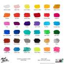 NEW Mont Marte Fabric Paint Signature 36pc x 20ml (0.7 US fl.oz) Set
