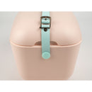 NEW Polarbox Pop 20 Litre Coolers with Leather Strap - Nude/Green