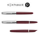 Parker 51 Burgundy Resin CT Fountain & Ballpoint Pen Set