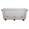 NEW Whitefurze 70L Storage Box On Wheels 81x44x34 cm