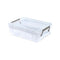 NEW Whitefurze 2.3L Allstore Transparent Storage Box with Lid 26 x 19 x 7 CM