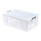 NEW Whitefurze 51L Allstore Transparent Storage Box with Lid 66 x 44 x 23 CM