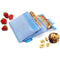 Roll'eat Snack'n'Go Duo Reusable Snack Bag with 2 Compartments 18x18cm - Nature