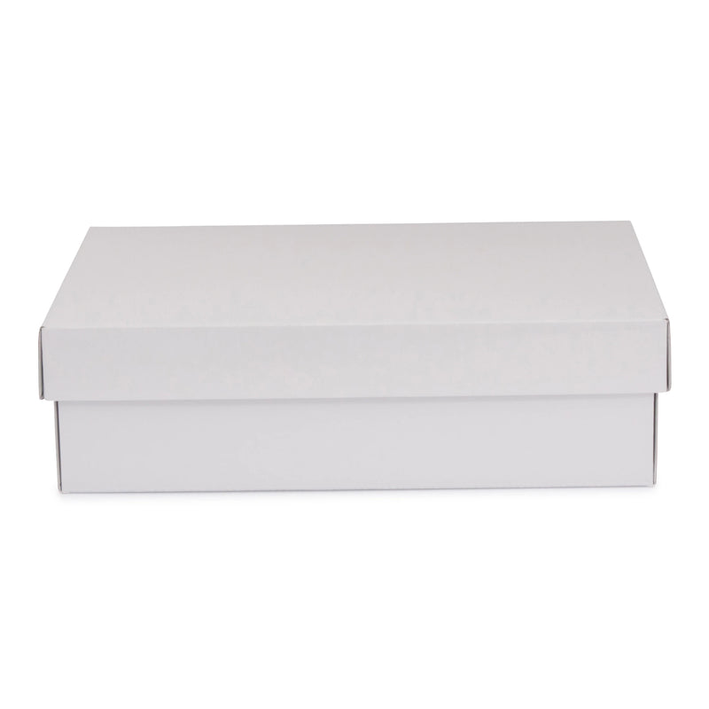 ILC Shirt Box Cardboard Laminated White with Lid