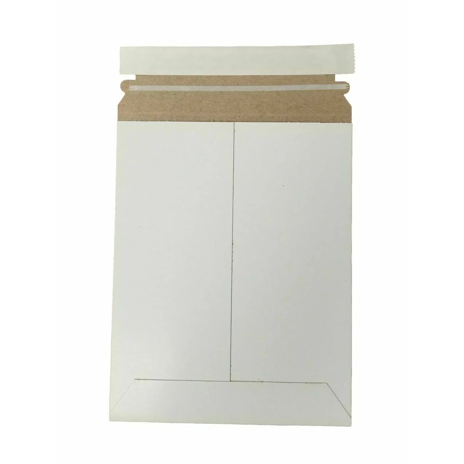 ILC Heavy Duty Photo Cardboard Mailing Envelope White with Self Seal Tab - Pack of 1