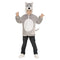 NEW W WIDMANN MILANO Party Fashion Kids Costume Wolf Hoodie with Mask