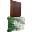Value Pack Conference Business Portfolio Two Color Padded PVC A4 Brown - Bulk