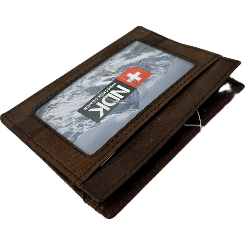 NDK Credit Card Wallet with RFID Security Shield Lining