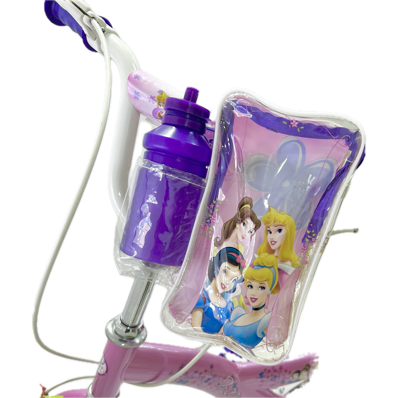 Toimsa Disney Princess Pink 20" Bicycle with Pouch & Water Bottle