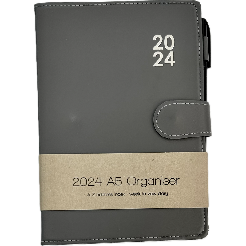 IG Design 2024 Week to View A5 Organizer with Pen