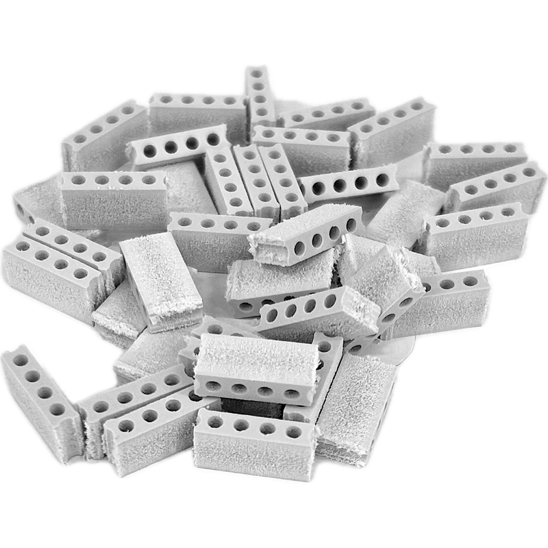 NEW Mini World Miniature Building Brick Scale 1:24 Standard 10cm Width Construction Block - Pack of 40