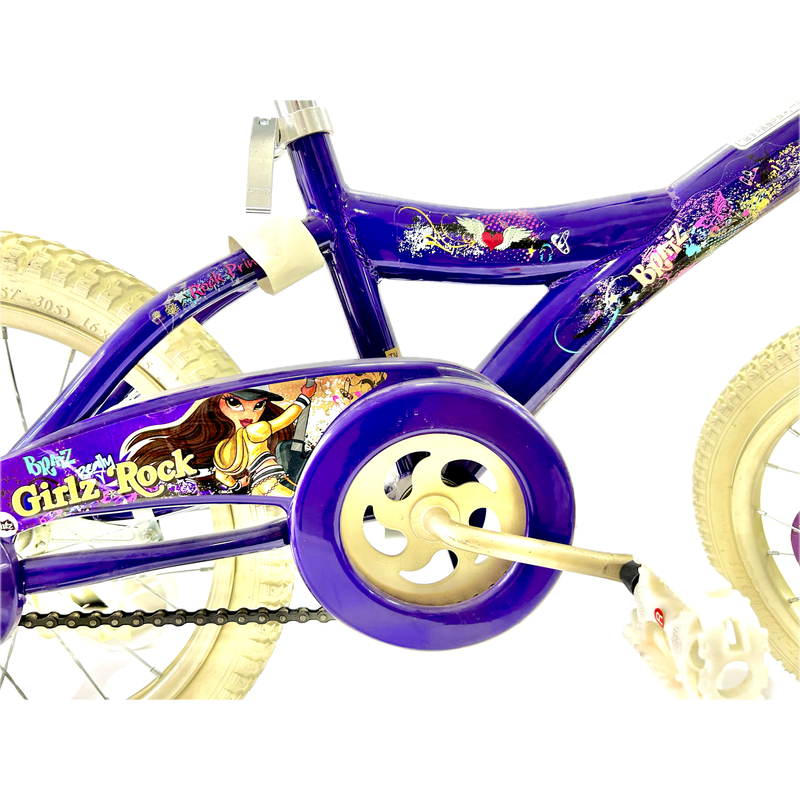 Toimsa Bratz Gold & Purple 16" Bicycle with Zipper Pouch